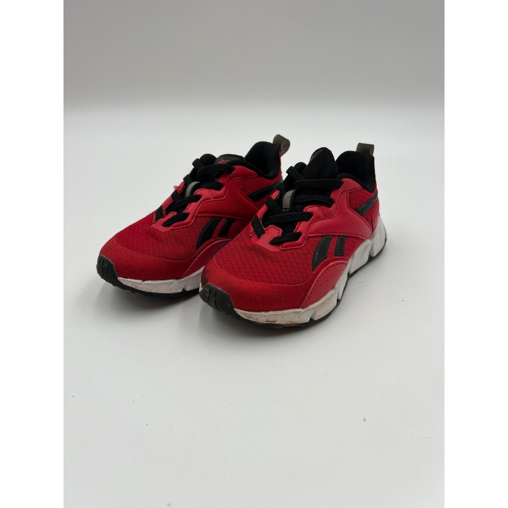 Reebok Toddler Sneakers Red Black Mesh Athletic Shoes 9K FC0119597-30247TRB